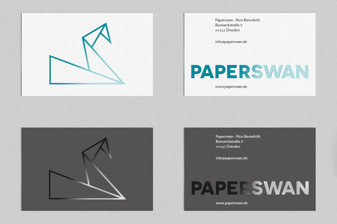 VISITENKARTEN PAPERSWAN - BÜRO BENEDICKT