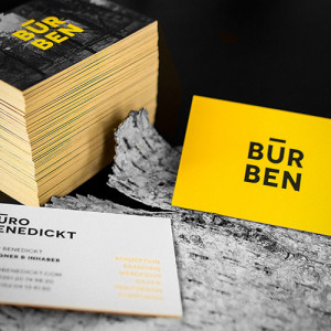 Visitenkarten Büro Benedickt
